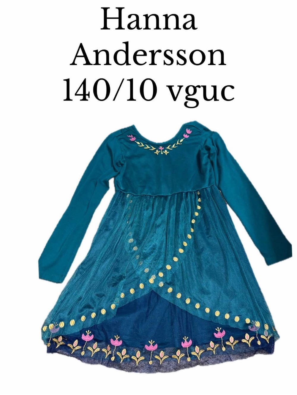 Hanna Andersson Anna frozen dress retails $95